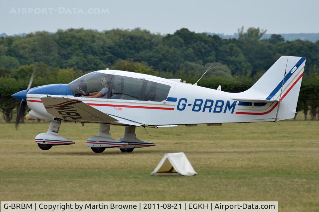 G-BRBM, 1989 Robin DR-400-180 Regent Regent C/N 1921, SHOT AT HEADCORN