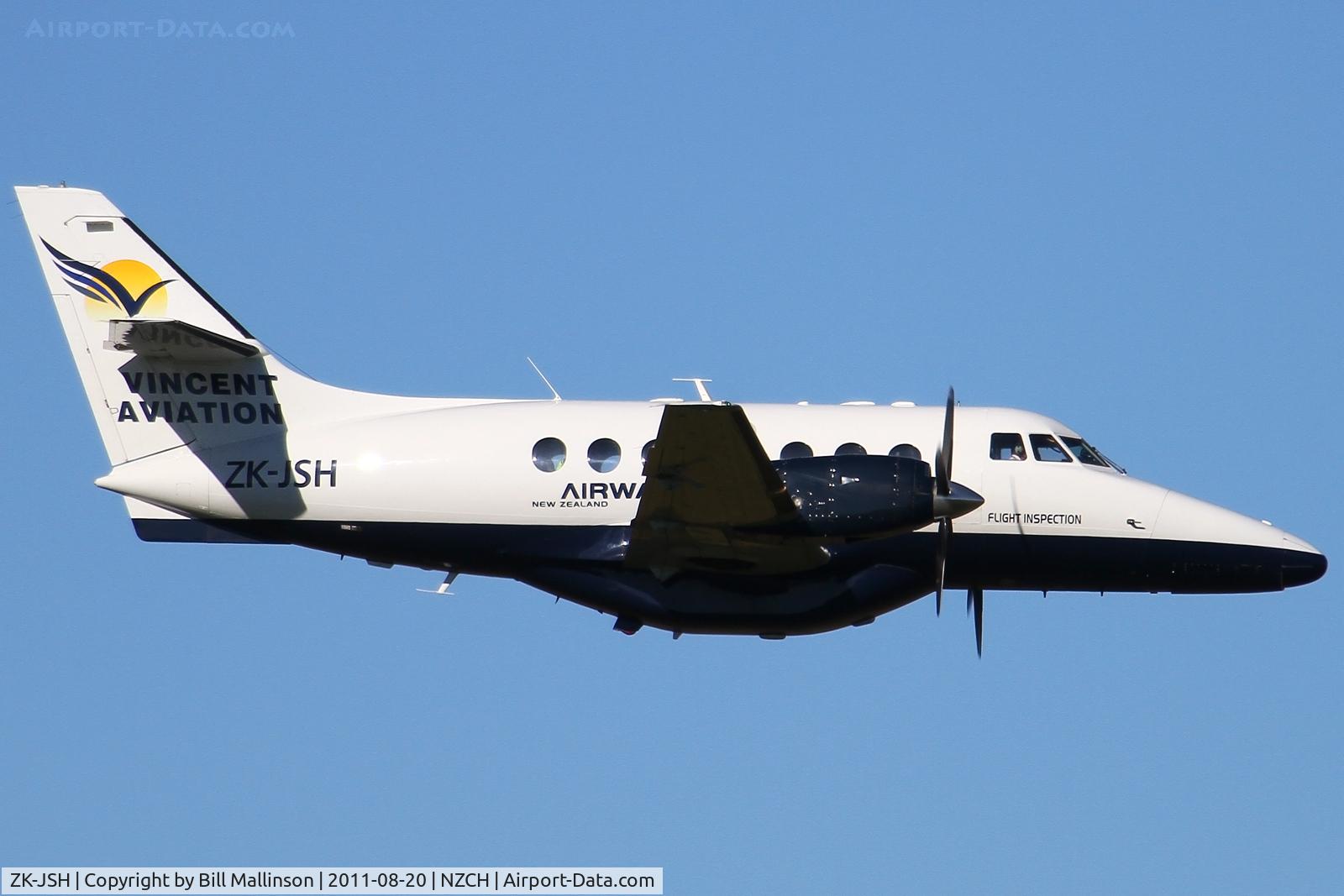 ZK-JSH, 1988 British Aerospace BAe-3109 Jetstream 31 C/N 838, doing calibrations