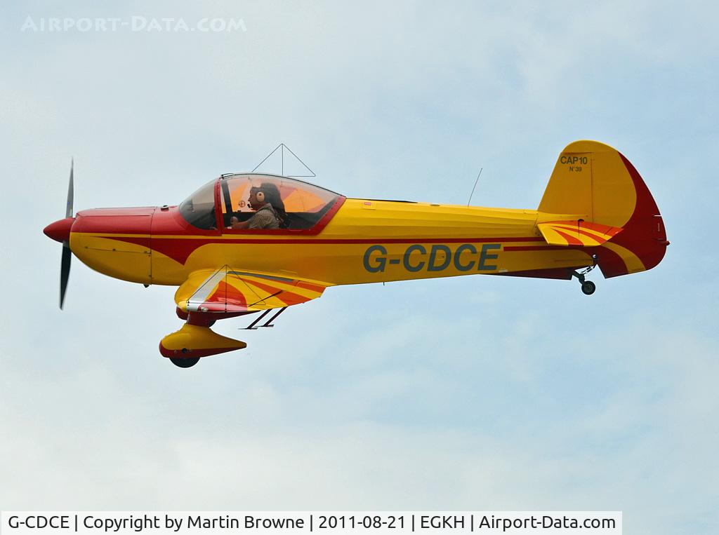 G-CDCE, 1973 Mudry CAP-10B C/N 039, SHOT AT HEADCORN