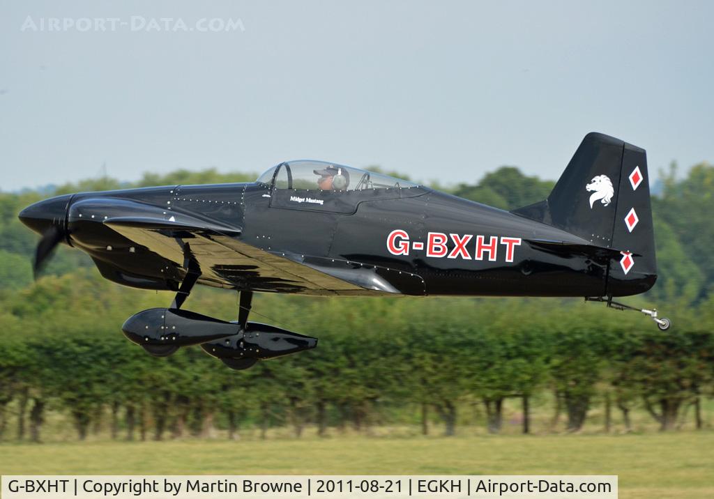 G-BXHT, 2005 Mustang Aeronautics Midget Mustang MM-1 C/N PFA 168-13077, SHOT AT HEADCORN