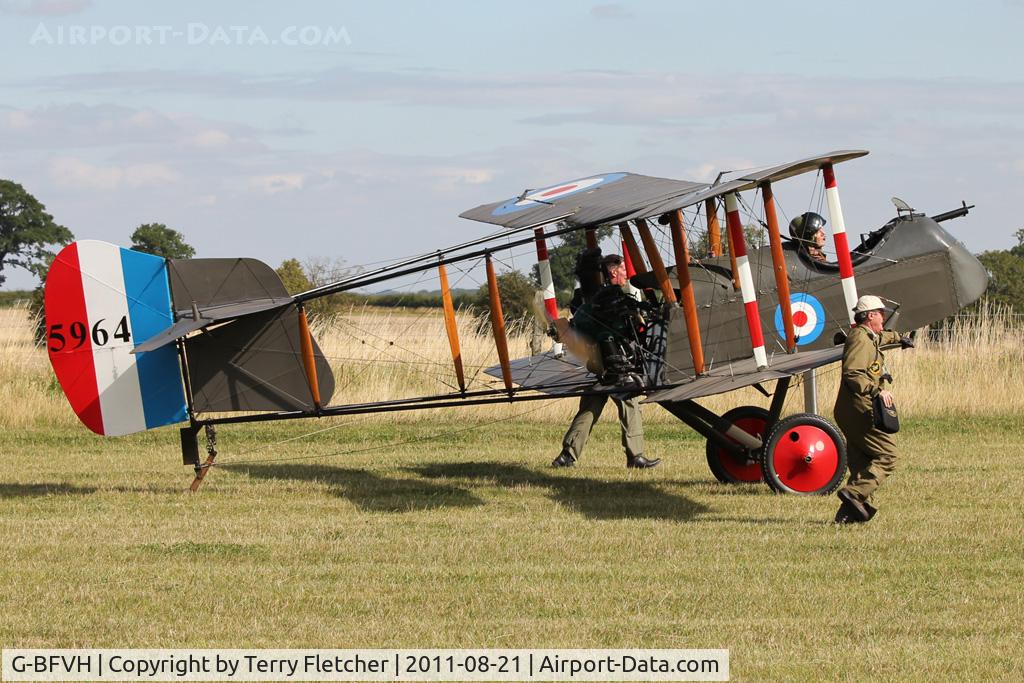 G-BFVH, 1978 Airco DH-2 Replica C/N WA4, Guest at the 80th Anniversary De Havilland Moth Club International Rally at Belvoir Castle , United Kingdom