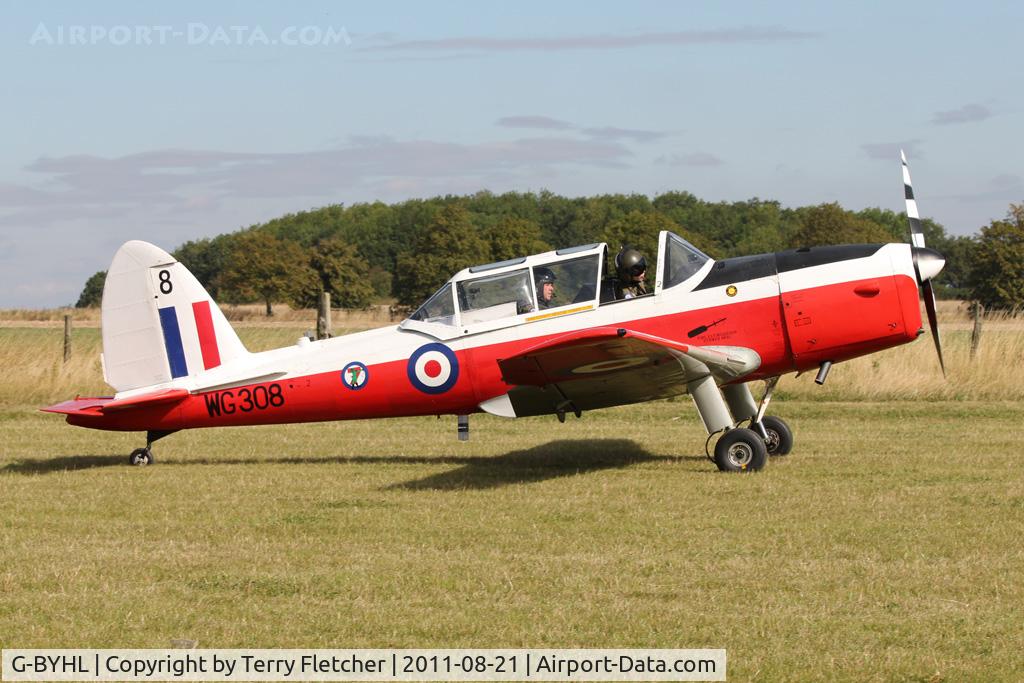 G-BYHL, 1951 De Havilland DHC-1 Chipmunk T.10 C/N C1/0361, Guest at the 80th Anniversary De Havilland Moth Club International Rally at Belvoir Castle , United Kingdom