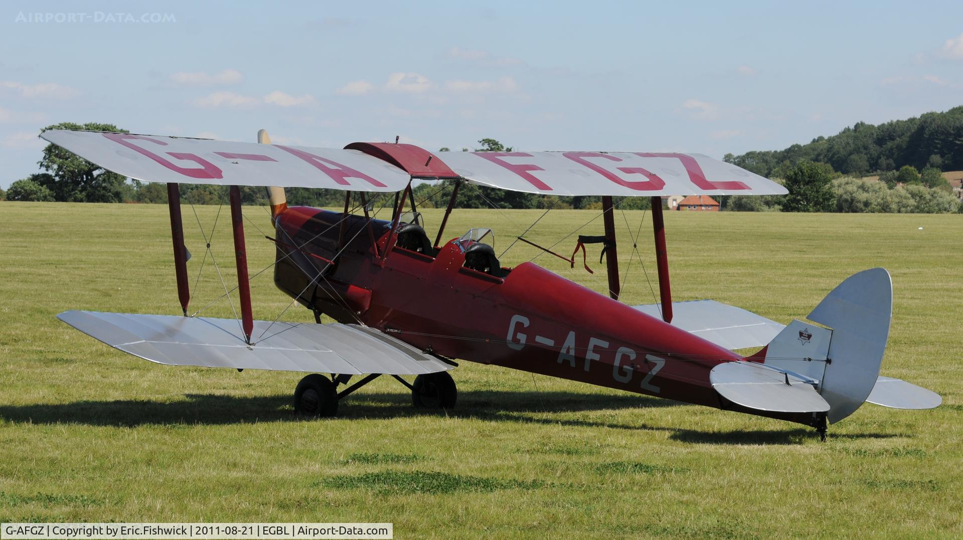 G-AFGZ, 1938 De Havilland DH-82A Tiger Moth II C/N 3700, 1. The de Havilland Moth Club International Moth Rally, celebrating the 80th anniversary of the DH82 Tiger Moth. Held at Belvoir Castle. A most enjoyable day.
