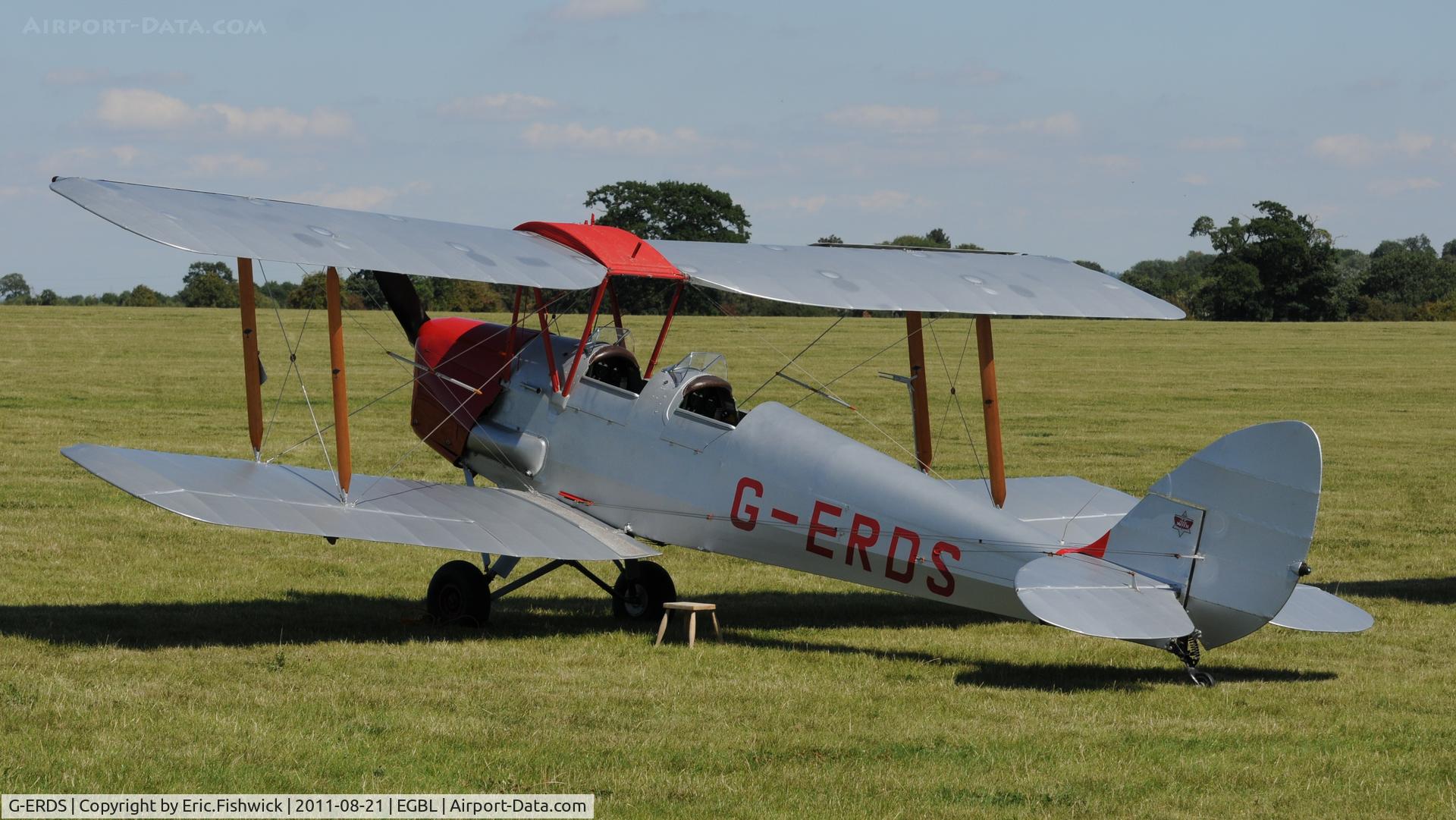 G-ERDS, 1943 De Havilland DH-82A Tiger Moth II C/N 85028, 1. The de Havilland Moth Club International Moth Rally, celebrating the 80th anniversary of the DH82 Tiger Moth. Held at Belvoir Castle. A most enjoyable day.