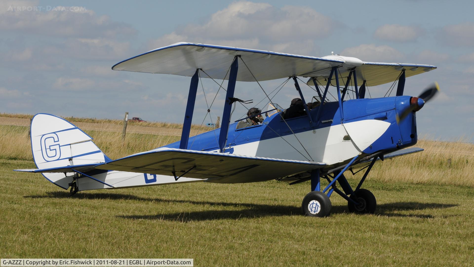 G-AZZZ, 1944 De Havilland DH-82A Tiger Moth II C/N 86311, 3. The de Havilland Moth Club International Moth Rally, celebrating the 80th anniversary of the DH82 Tiger Moth. Held at Belvoir Castle. A most enjoyable day.
