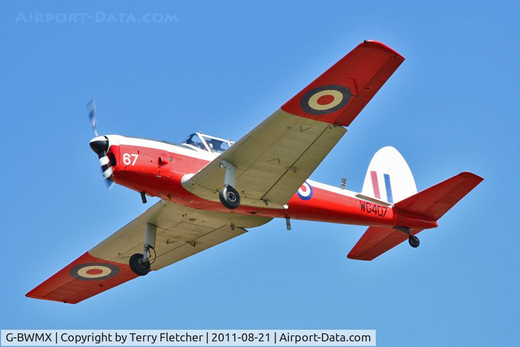 G-BWMX, 1951 De Havilland DHC-1 Chipmunk T.10 C/N C1/0481, Guest at the 80th Anniversary De Havilland Moth Club International Rally at Belvoir Castle , United Kingdom