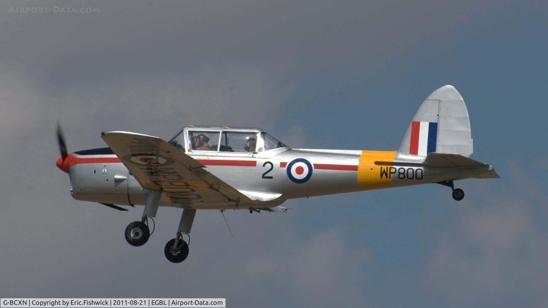 G-BCXN, 1952 De Havilland DHC-1 Chipmunk T.10 C/N C1/0692, 4. WP800 at The de Havilland Moth Club International Moth Rally, celebrating the 80th anniversary of the DH82 Tiger Moth. Held at Belvoir Castle. A most enjoyable day.