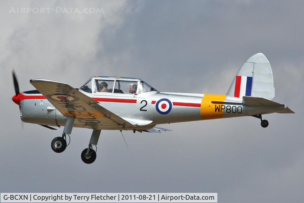 G-BCXN, 1952 De Havilland DHC-1 Chipmunk T.10 C/N C1/0692, Guest at the 80th Anniversary De Havilland Moth Club International Rally at Belvoir Castle , United Kingdom