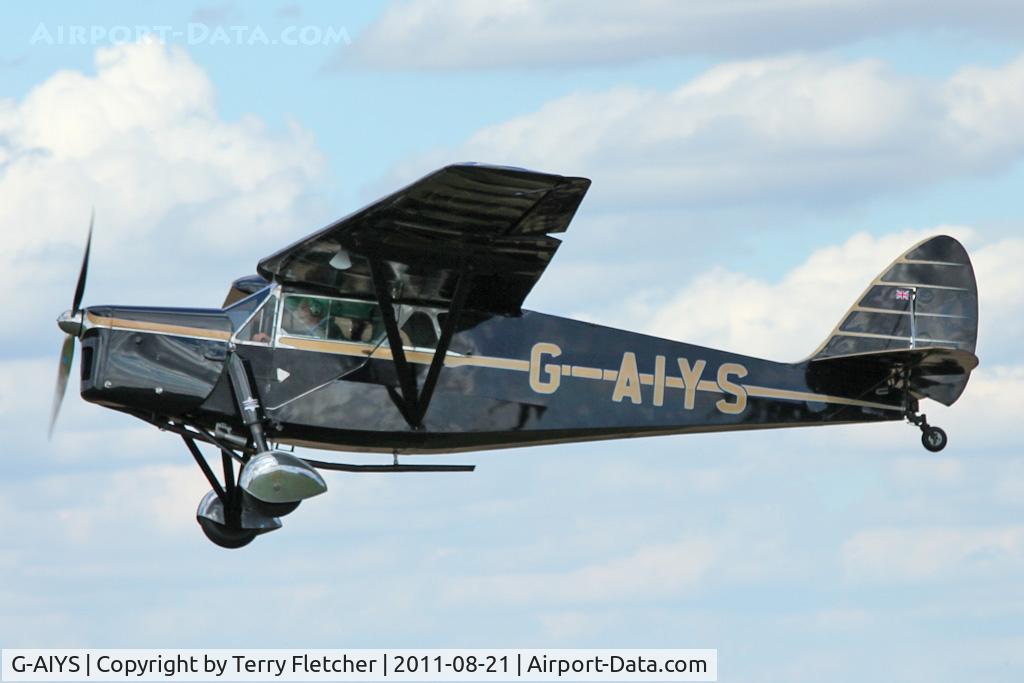 G-AIYS, 1934 De Havilland DH.85 Leopard Moth C/N 7089, Participant at the 80th Anniversary De Havilland Moth Club International Rally at Belvoir Castle , United Kingdom