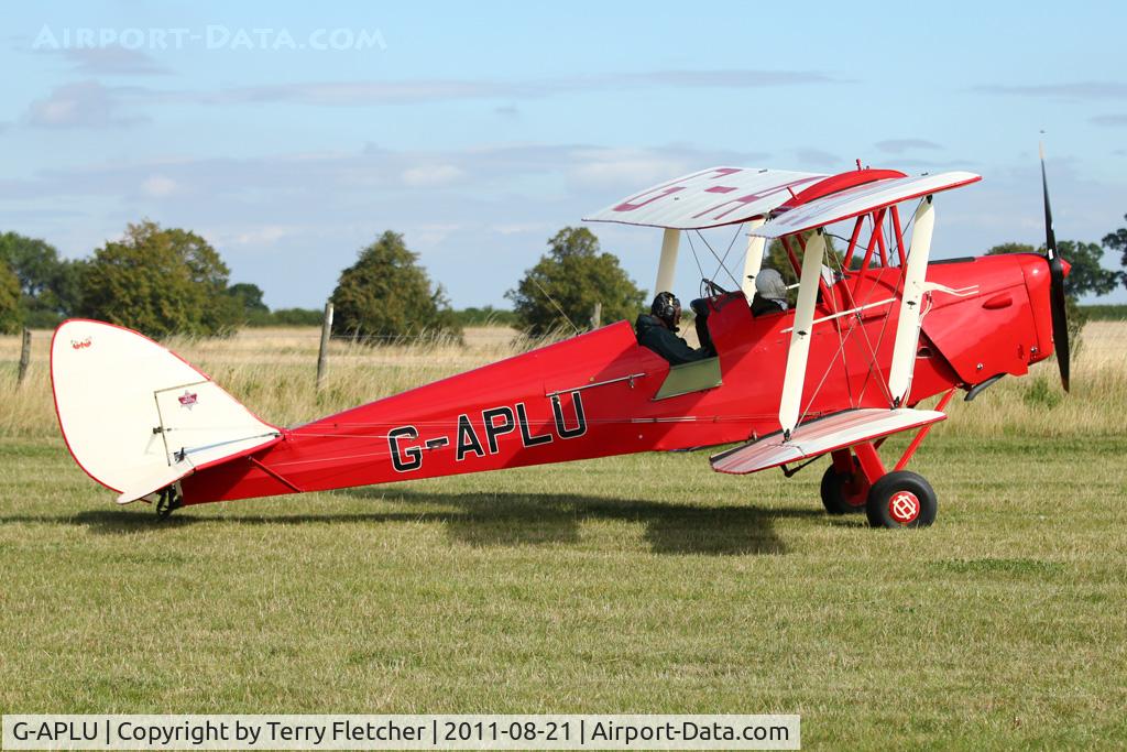 G-APLU, 1941 De Havilland DH-82A Tiger Moth II C/N 85094, Participant at the 80th Anniversary De Havilland Moth Club International Rally at Belvoir Castle , United Kingdom