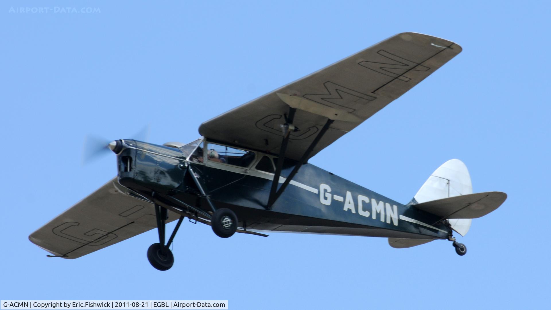 G-ACMN, 1934 De Havilland DH.85 Leopard Moth C/N 7050, 44. The de Havilland Moth Club International Moth Rally, celebrating the 80th anniversary of the DH82 Tiger Moth. Held at Belvoir Castle. A most enjoyable day.