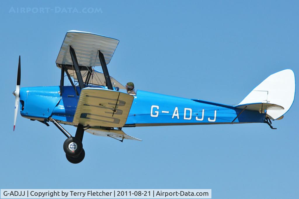 G-ADJJ, 1935 De Havilland DH-82A Tiger Moth II C/N 3386, Participant at the 80th Anniversary De Havilland Moth Club International Rally at Belvoir Castle , United Kingdom