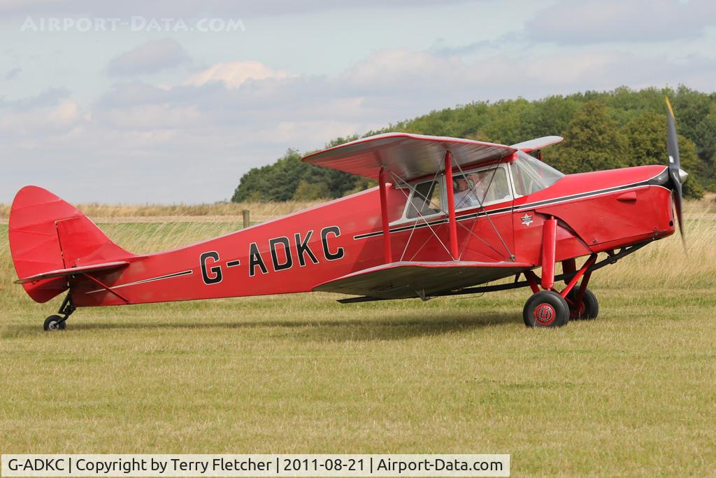 G-ADKC, 1936 De Havilland DH.87B Hornet Moth C/N 8064, Participant at the 80th Anniversary De Havilland Moth Club International Rally at Belvoir Castle , United Kingdom