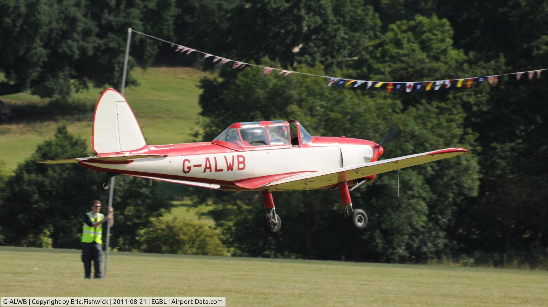 G-ALWB, 1950 De Havilland DHC-1 Chipmunk 22A C/N C1/0100, 45. Limbo flying at The de Havilland Moth Club International Moth Rally, celebrating the 80th anniversary of the DH82 Tiger Moth. Held at Belvoir Castle. A most enjoyable day.