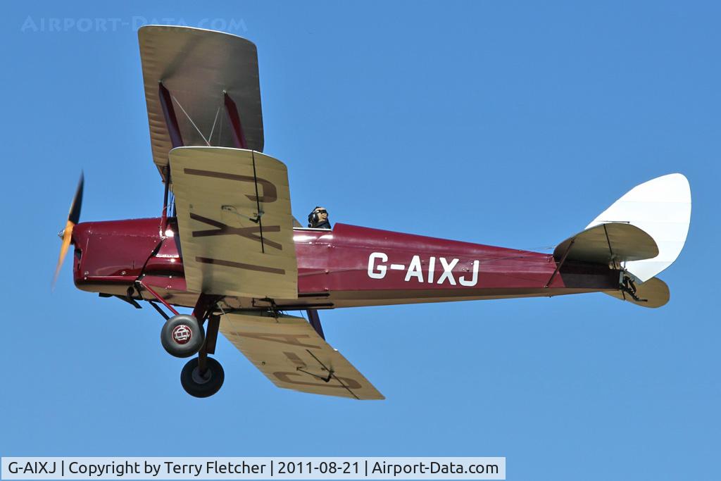 G-AIXJ, 1942 De Havilland DH-82A Tiger Moth II C/N 85434, Participant at the 80th Anniversary De Havilland Moth Club International Rally at Belvoir Castle , United Kingdom