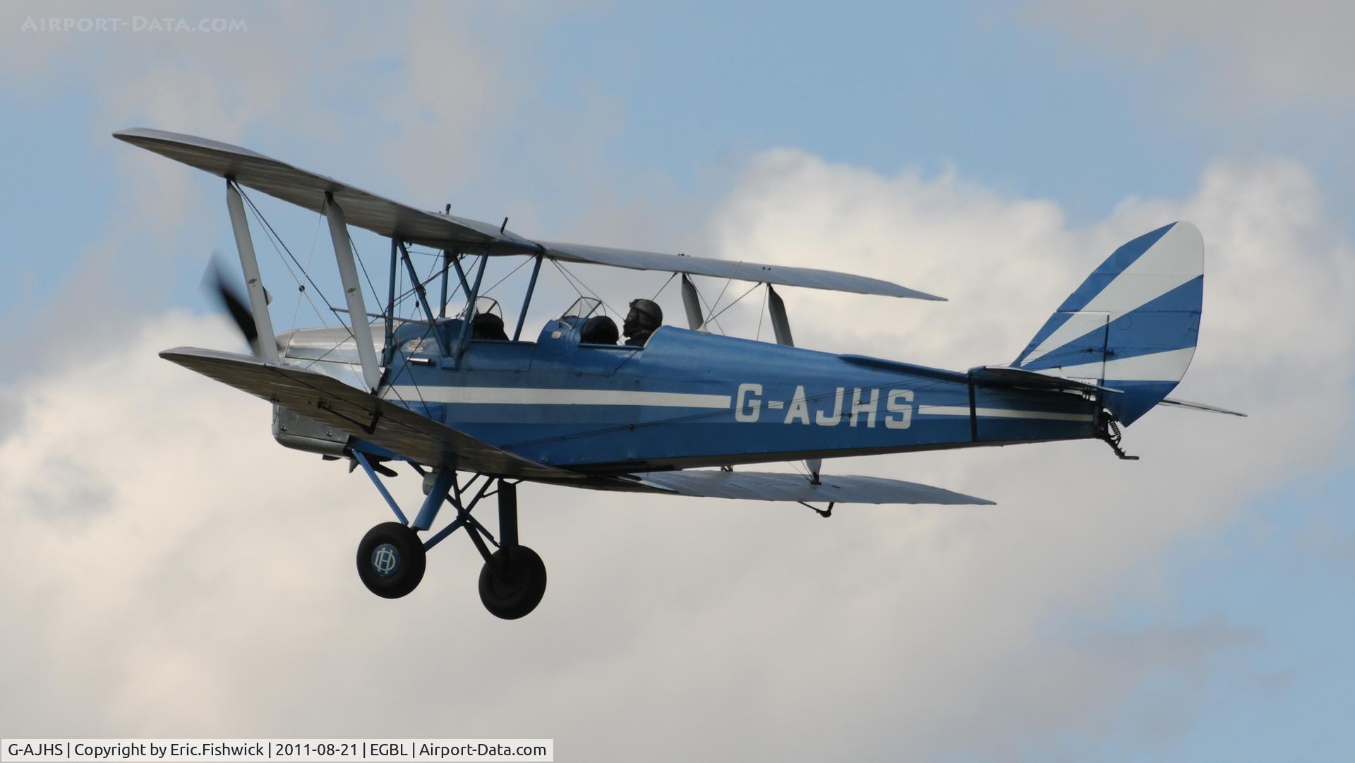 G-AJHS, 1941 De Havilland DH-82A Tiger Moth II C/N 82121, 41. The de Havilland Moth Club International Moth Rally, celebrating the 80th anniversary of the DH82 Tiger Moth. Held at Belvoir Castle. A most enjoyable day.