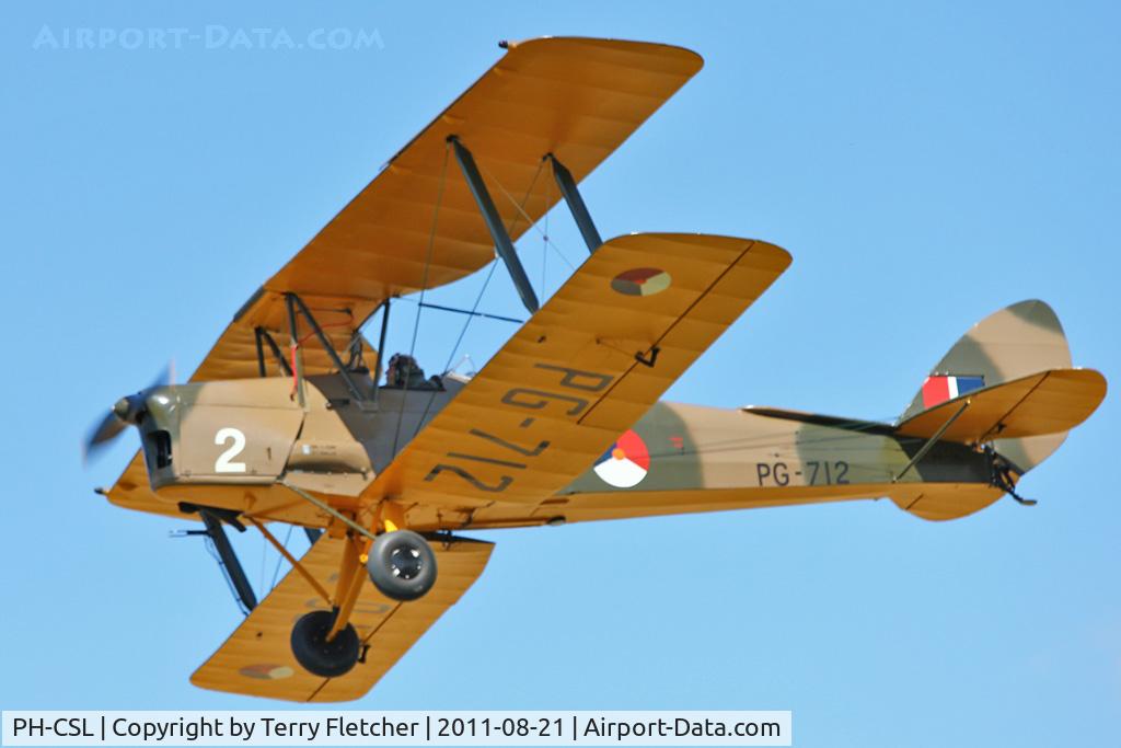 PH-CSL, De Havilland DH-82A Tiger Moth II C/N 86609, Participant at the 80th Anniversary De Havilland Moth Club International Rally at Belvoir Castle , United Kingdom