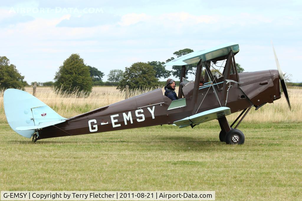 G-EMSY, 1940 De Havilland DH-82A Tiger Moth II C/N 83666, Participant at the 80th Anniversary De Havilland Moth Club International Rally at Belvoir Castle , United Kingdom