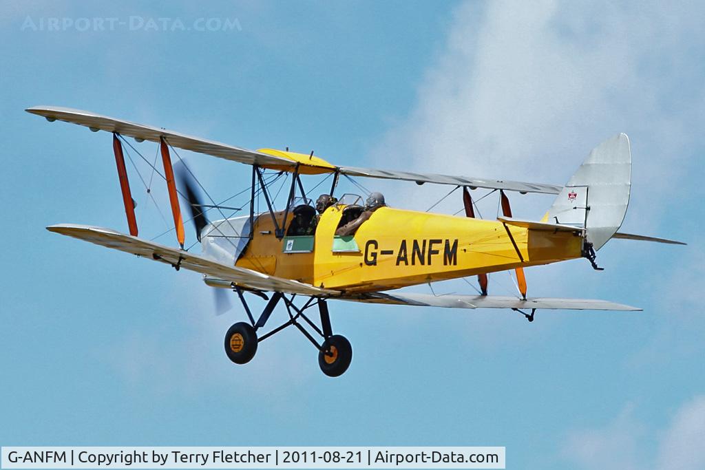 G-ANFM, 1941 De Havilland DH-82A Tiger Moth II C/N 83604, Participant at the 80th Anniversary De Havilland Moth Club International Rally at Belvoir Castle , United Kingdom