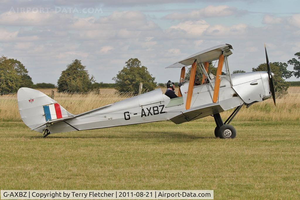 G-AXBZ, 1944 De Havilland DH-82A Tiger Moth II C/N 86552, Participant at the 80th Anniversary De Havilland Moth Club International Rally at Belvoir Castle , United Kingdom