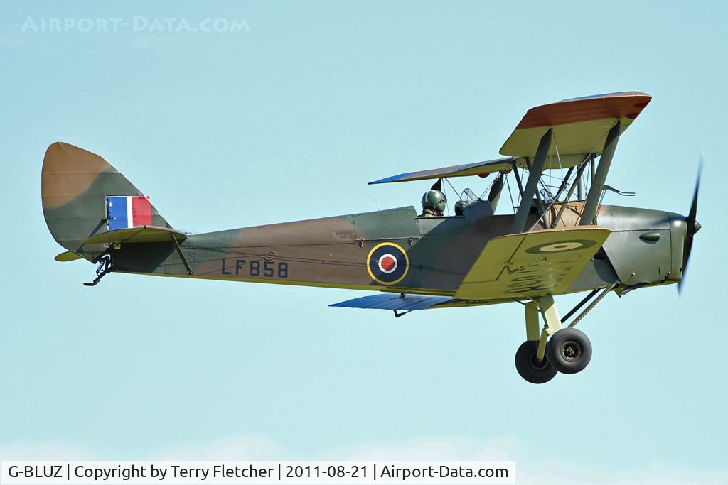 G-BLUZ, 1944 De Havilland DH.82B Queen Bee C/N 1435, Participant at the 80th Anniversary De Havilland Moth Club International Rally at Belvoir Castle , United Kingdom