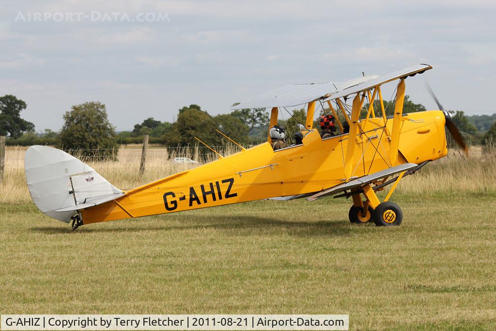 G-AHIZ, 1944 De Havilland DH-82A Tiger Moth II C/N 4610, Participant at the 80th Anniversary De Havilland Moth Club International Rally at Belvoir Castle , United Kingdom