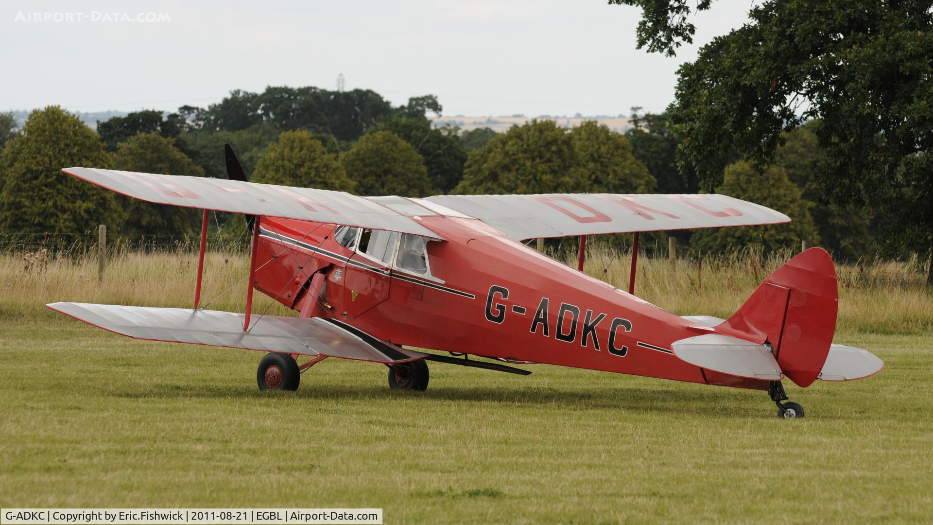 G-ADKC, 1936 De Havilland DH.87B Hornet Moth C/N 8064, 1. The de Havilland Moth Club International Moth Rally, celebrating the 80th anniversary of the DH82 Tiger Moth. Held at Belvoir Castle. A most enjoyable day.