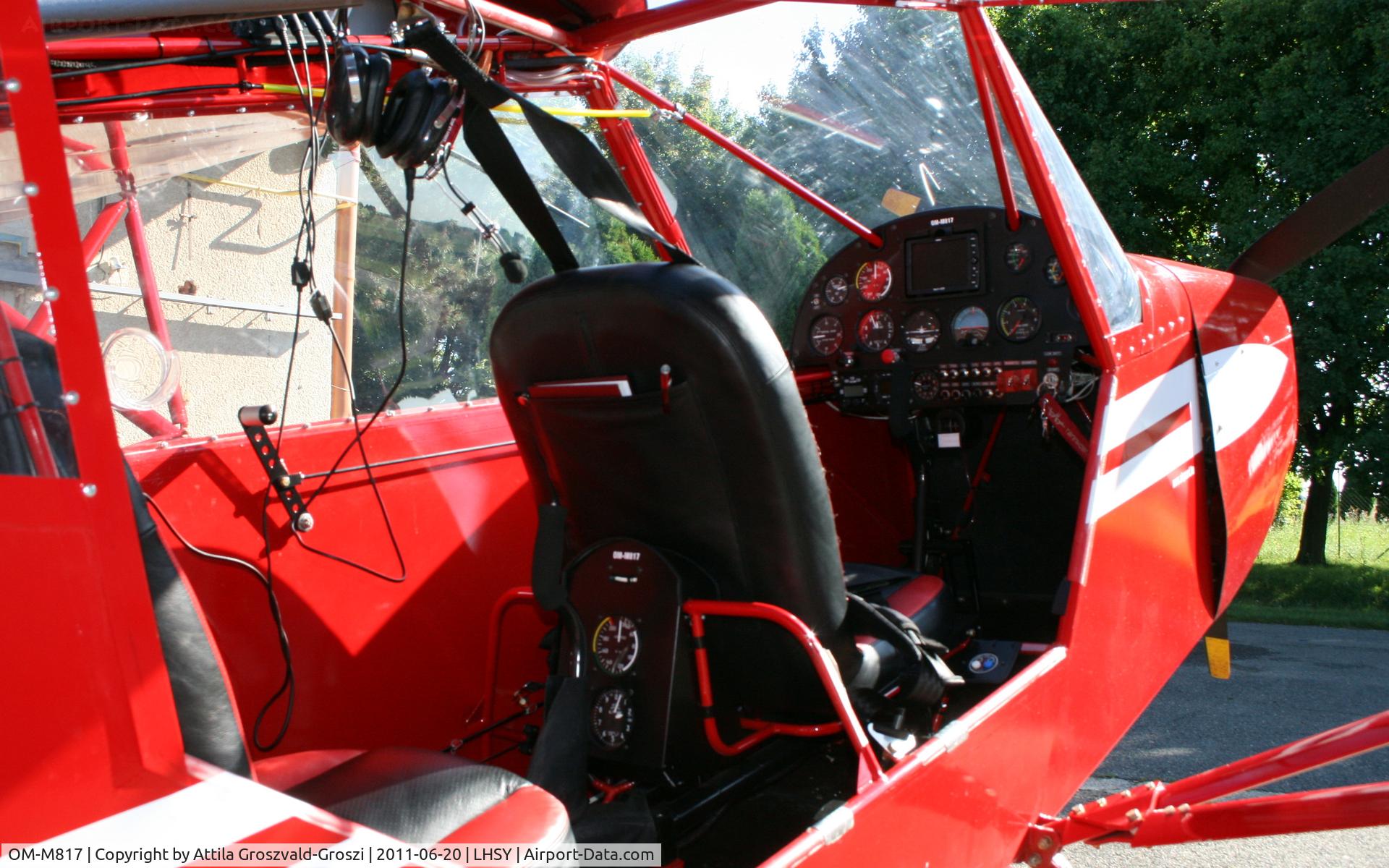 OM-M817, 2010 Zlin Savage Cruiser C/N 202, Szombathely Airport - Hungary, Cocpit