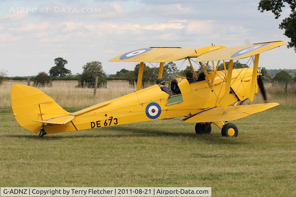 G-ADNZ, 1942 De Havilland DH-82A Tiger Moth II C/N 85614, Participant at the 80th Anniversary De Havilland Moth Club International Rally at Belvoir Castle , United Kingdom