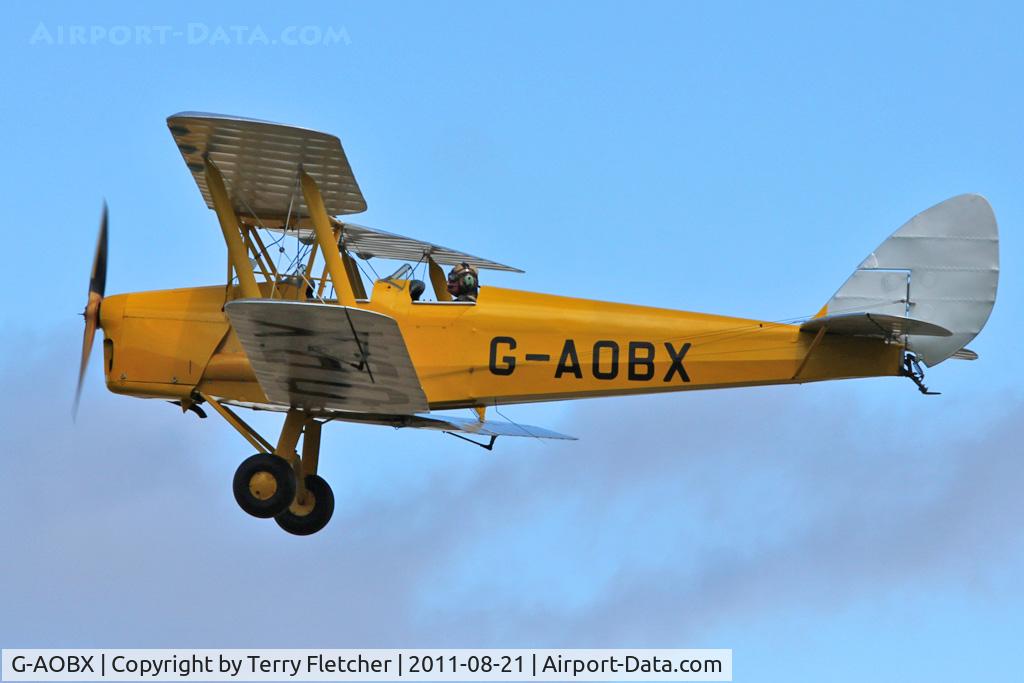 G-AOBX, 1940 De Havilland DH-82A Tiger Moth II C/N 83653, Participant at the 80th Anniversary De Havilland Moth Club International Rally at Belvoir Castle , United Kingdom
