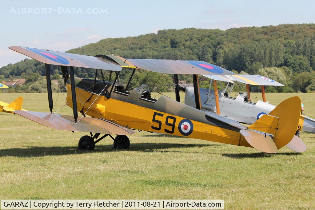 G-ARAZ, 1940 De Havilland DH-82A Tiger Moth II C/N 82867, Participant at the 80th Anniversary De Havilland Moth Club International Rally at Belvoir Castle , United Kingdom