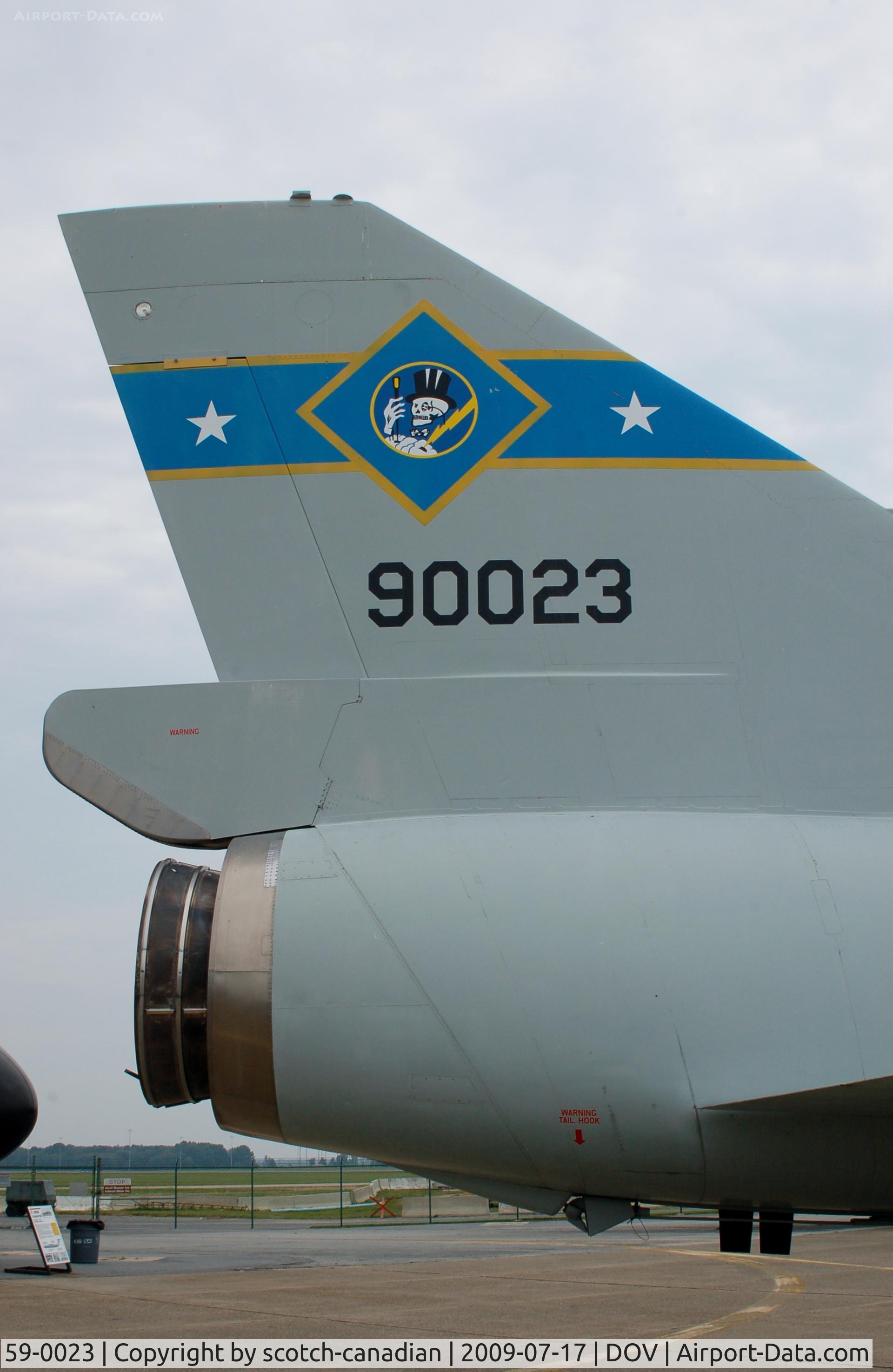 59-0023, 1959 Convair F-106A Delta Dart C/N 8-24-152, Convair F-106A Delta Dart at the Air Mobility Command Museum, Dover AFB, Dover, DE