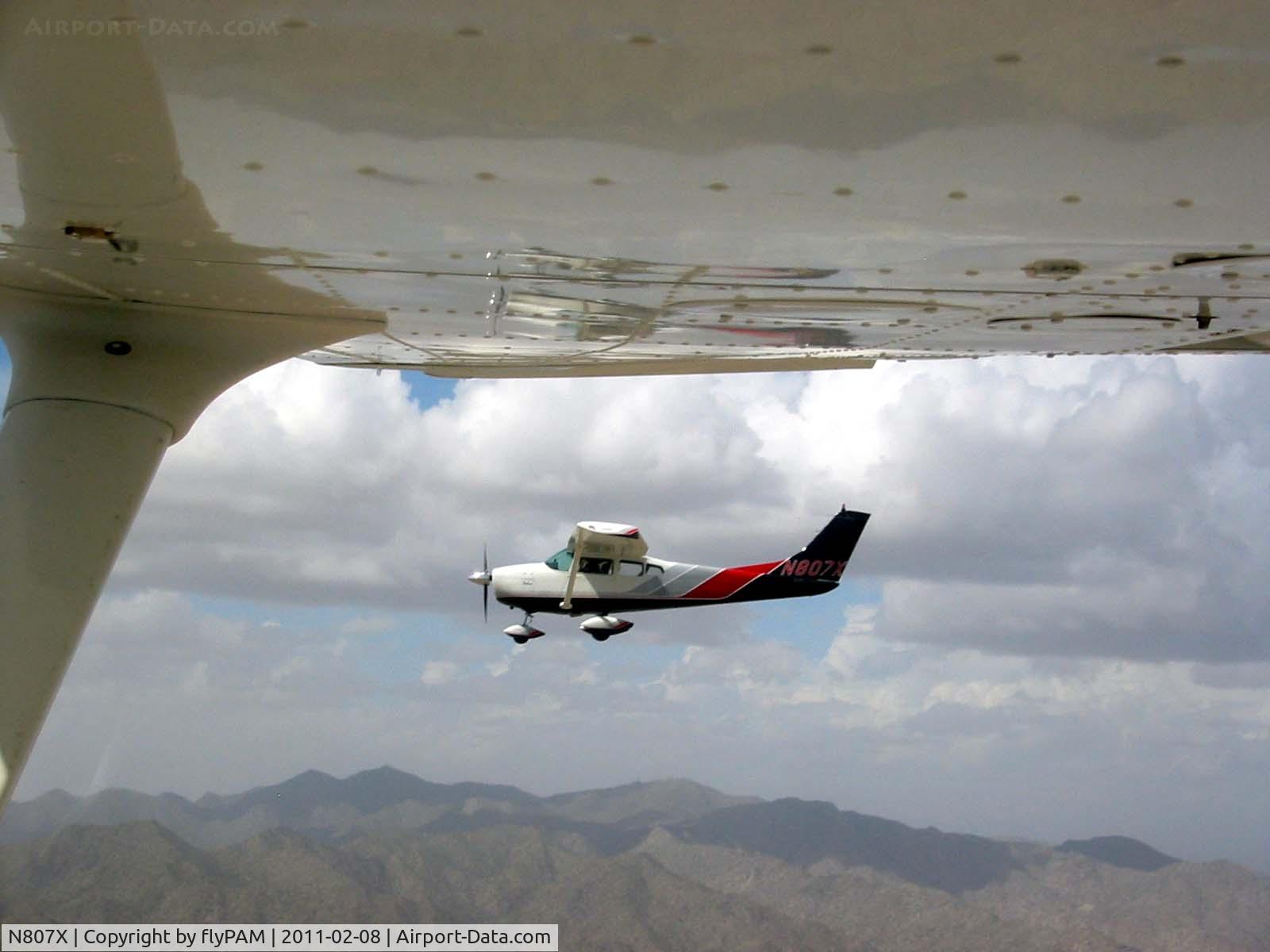 N807X, 1961 Cessna 182D Skylane C/N 18253207, One of only a couple of my Cessna 182D, N807X in flight.