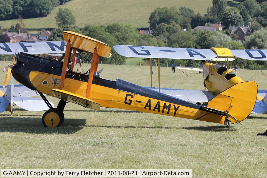 G-AAMY, 1929 Moth Aircraft DH-60M Gipsy Moth C/N 86, Participant at the 80th Anniversary De Havilland Moth Club International Rally at Belvoir Castle , United Kingdom