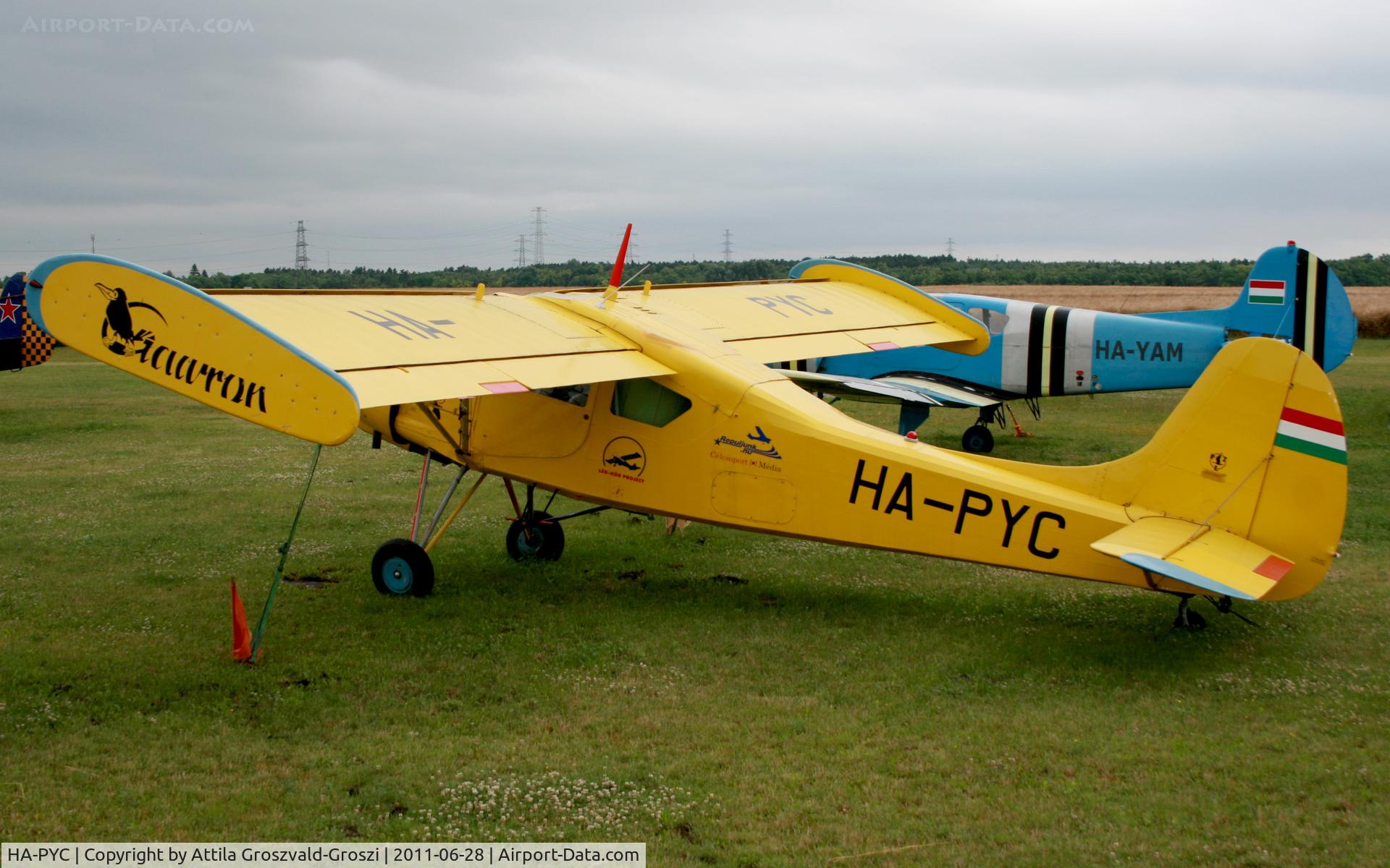 HA-PYC, 1969 PZL-Okecie PZL-101A Gawron C/N 119292, Györszentiván-Böny Airfield - Hungary
