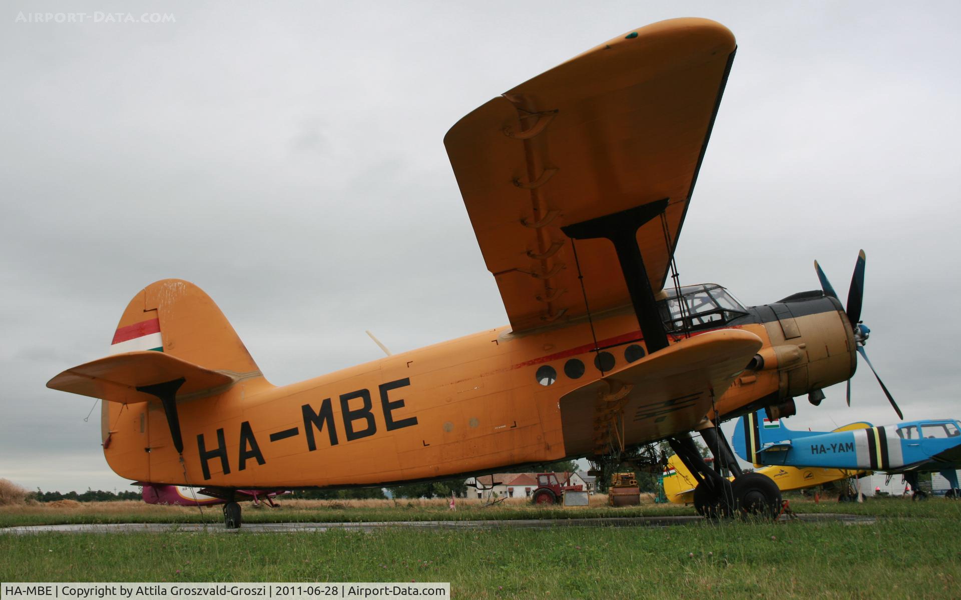 HA-MBE, 1975 PZL-Mielec An-2R C/N 1G161-10, Györszentiván-Böny Airfield - Hungary