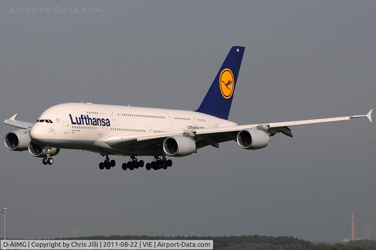 D-AIMG, 2011 Airbus A380-841 C/N 069, Lufthansa Airbus A380-841 