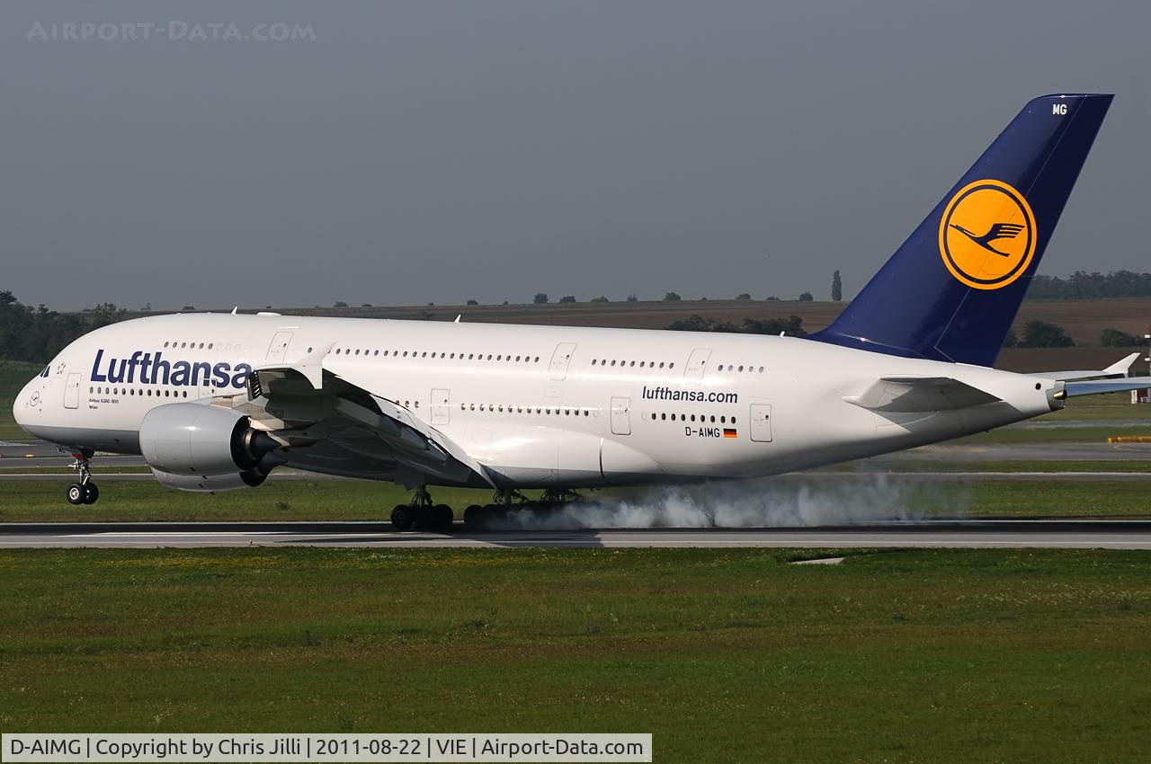 D-AIMG, 2011 Airbus A380-841 C/N 069, Lufthansa Airbus A380-841 