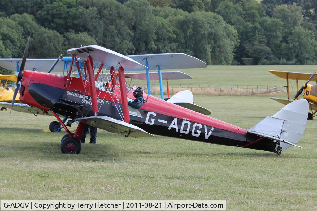G-ADGV, 1935 De Havilland DH-82A Tiger Moth II C/N 3340, Participant at the 80th Anniversary De Havilland Moth Club International Rally at Belvoir Castle , United Kingdom