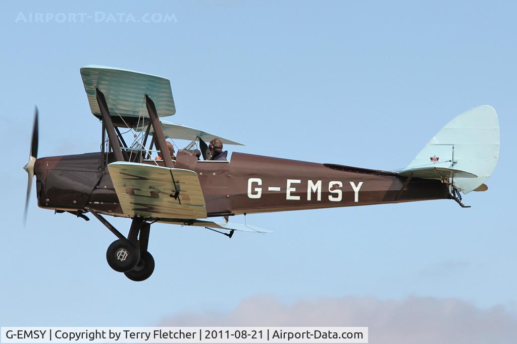 G-EMSY, 1940 De Havilland DH-82A Tiger Moth II C/N 83666, Participant at the 80th Anniversary De Havilland Moth Club International Rally at Belvoir Castle , United Kingdom