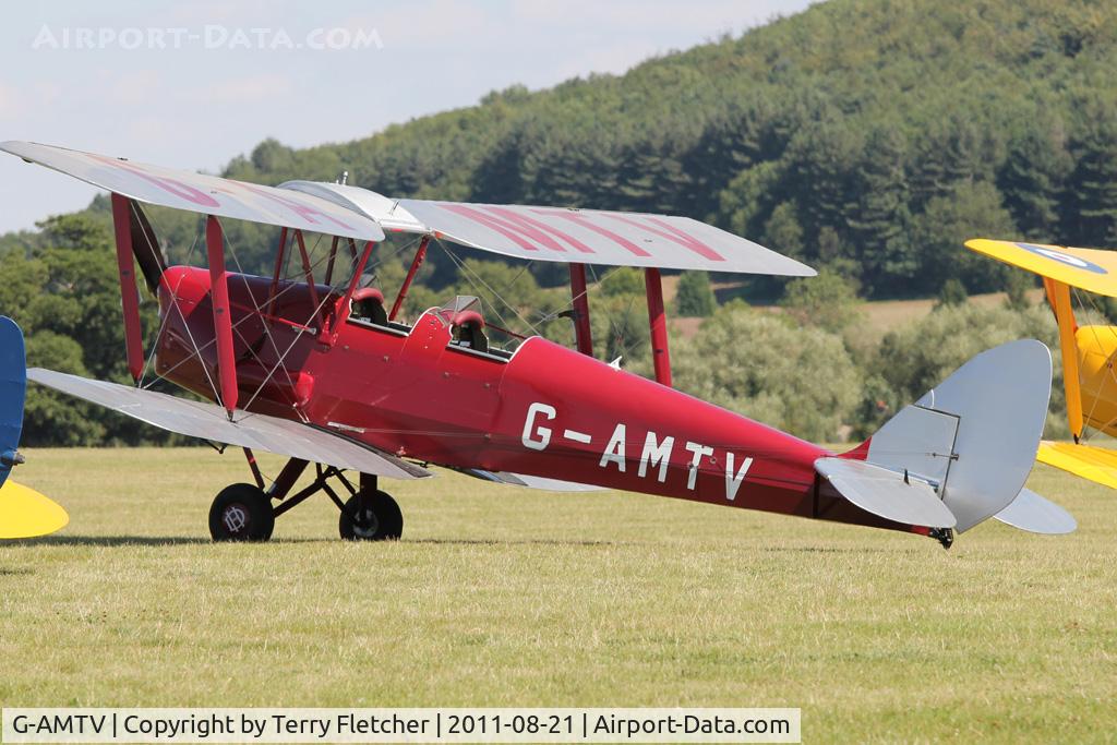 G-AMTV, 1935 De Havilland DH-82A Tiger Moth II C/N 3858, Participant at the 80th Anniversary De Havilland Moth Club International Rally at Belvoir Castle , United Kingdom