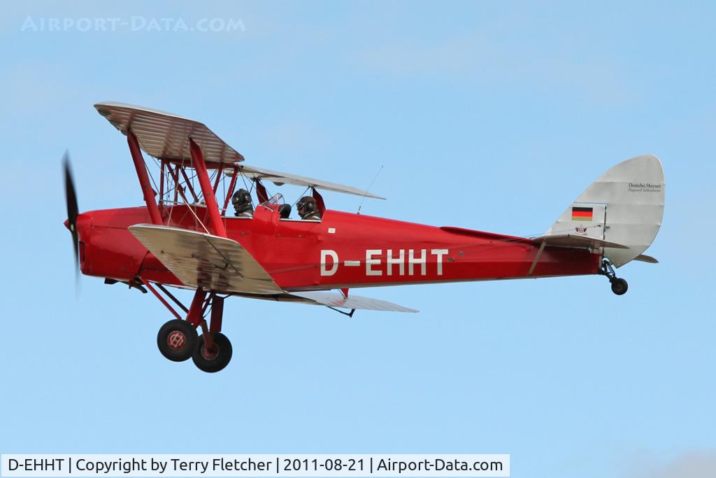 D-EHHT, De Havilland DH-82A Tiger Moth II C/N 85478, Participant at the 80th Anniversary De Havilland Moth Club International Rally at Belvoir Castle , United Kingdom