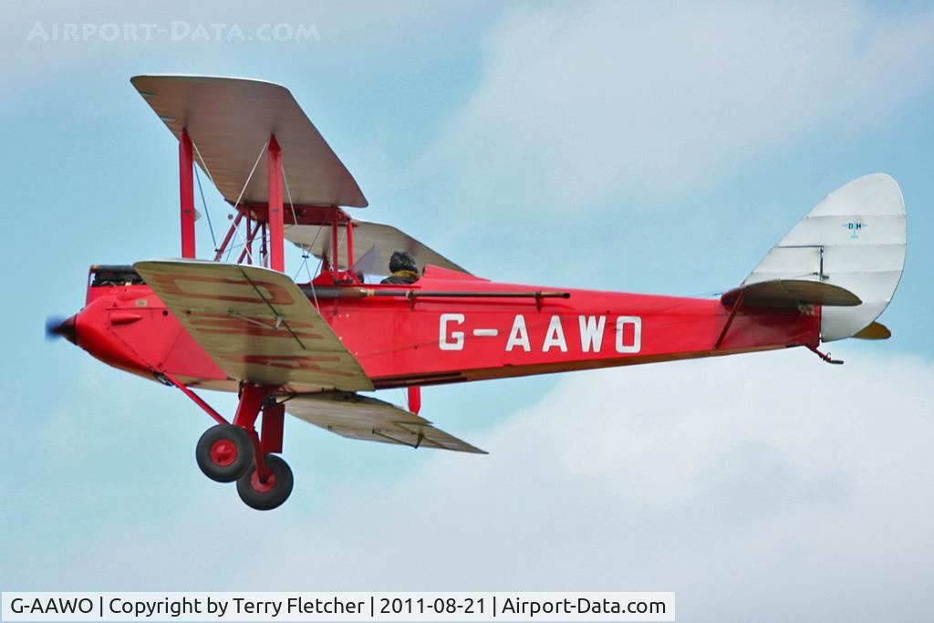 G-AAWO, 1930 De Havilland DH60G Gipsy Moth C/N 1235, Participant at the 80th Anniversary De Havilland Moth Club International Rally at Belvoir Castle , United Kingdom