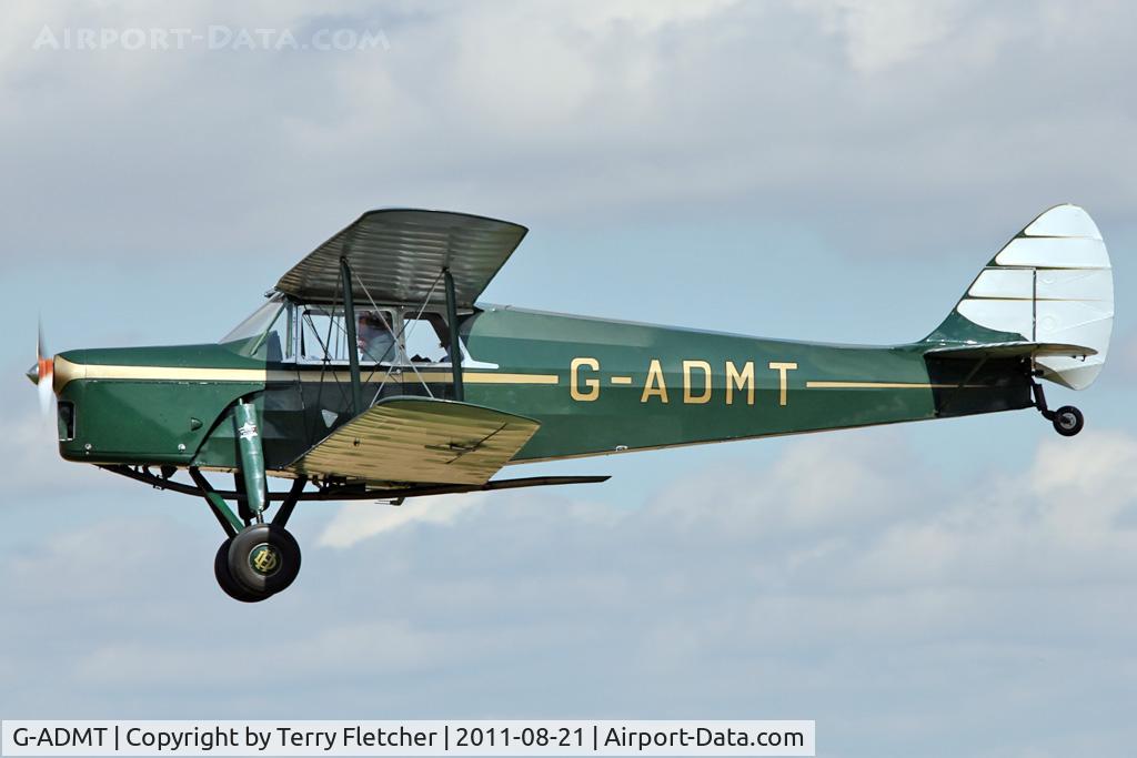 G-ADMT, 1936 De Havilland DH.87B Hornet Moth C/N 8093, Participant at the 80th Anniversary De Havilland Moth Club International Rally at Belvoir Castle , United Kingdom