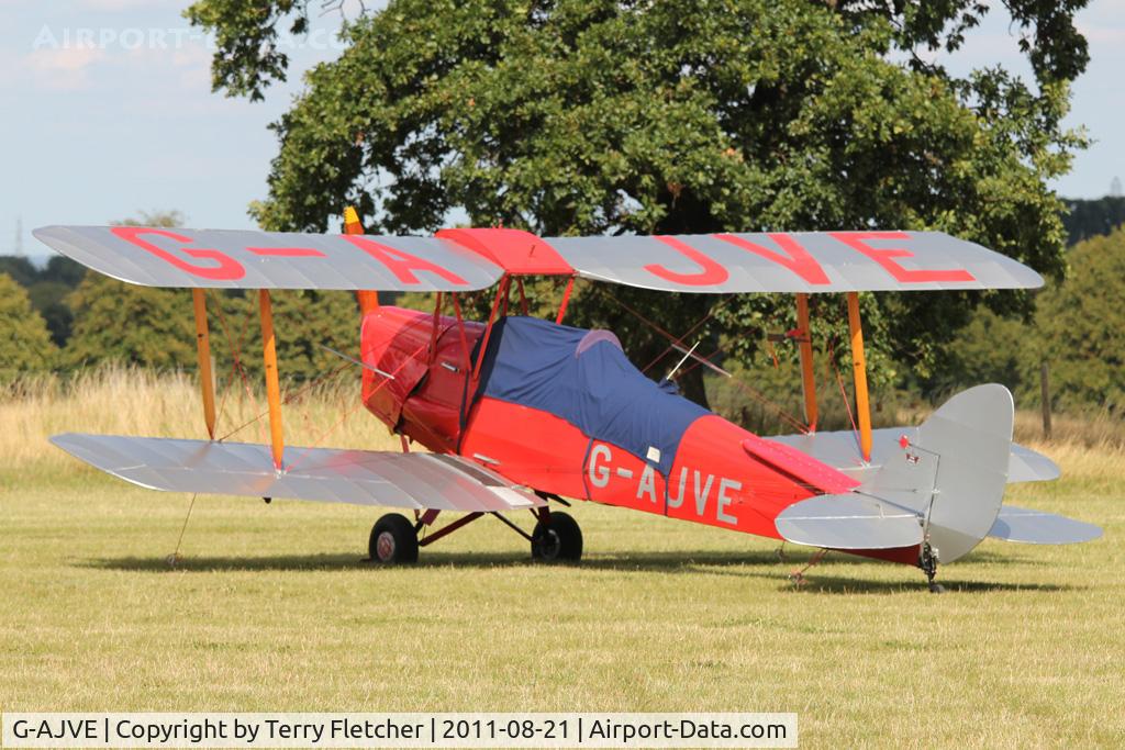 G-AJVE, 1942 De Havilland DH-82A Tiger Moth II C/N 85814, Participant at the 80th Anniversary De Havilland Moth Club International Rally at Belvoir Castle , United Kingdom