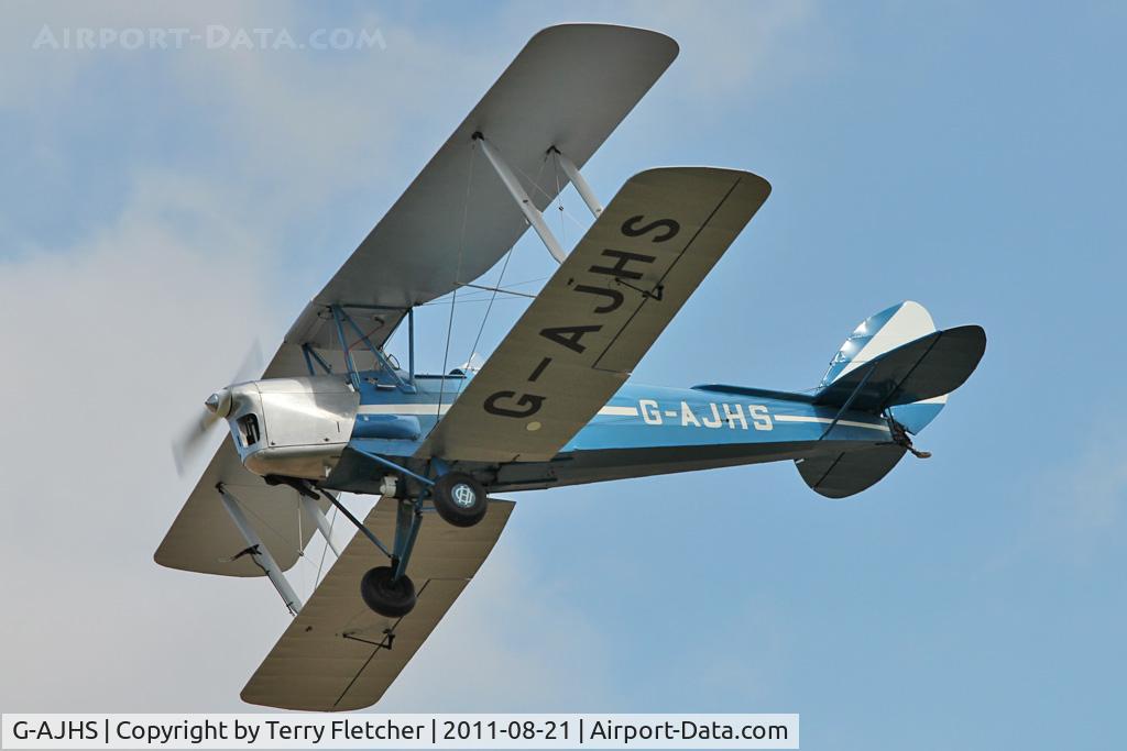 G-AJHS, 1941 De Havilland DH-82A Tiger Moth II C/N 82121, Participant at the 80th Anniversary De Havilland Moth Club International Rally at Belvoir Castle , United Kingdom