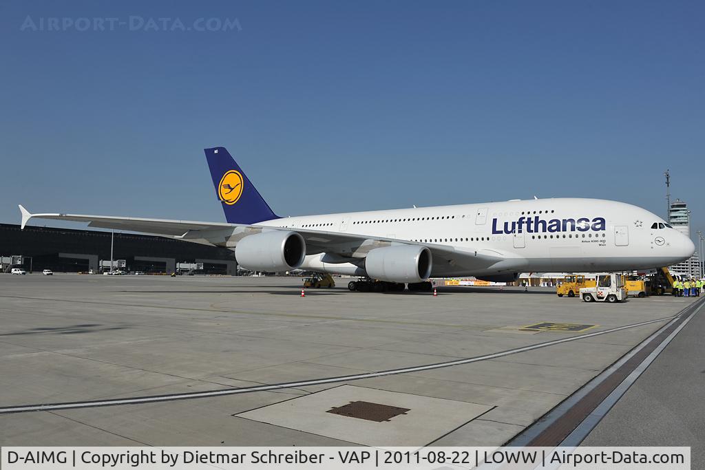D-AIMG, 2011 Airbus A380-841 C/N 069, Lufthansa Airbus A380