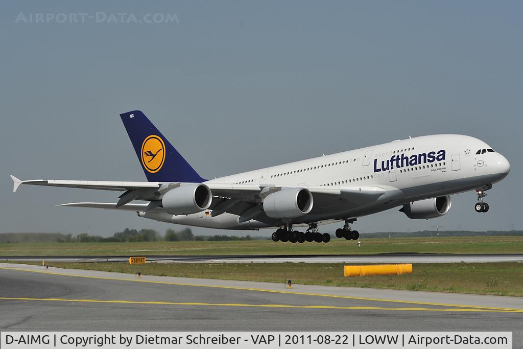 D-AIMG, 2011 Airbus A380-841 C/N 069, Lufthansa Airbus A380