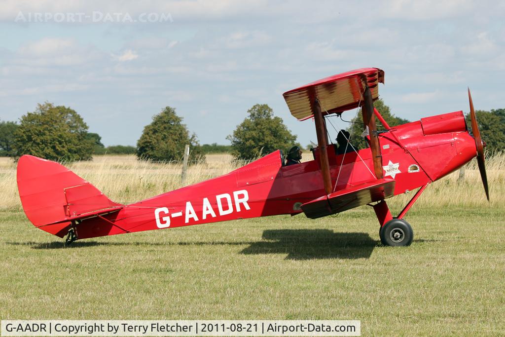 G-AADR, 1929 De Havilland DH-60GM Gipsy Moth C/N 138, Participant at the 80th Anniversary De Havilland Moth Club International Rally at Belvoir Castle , United Kingdom