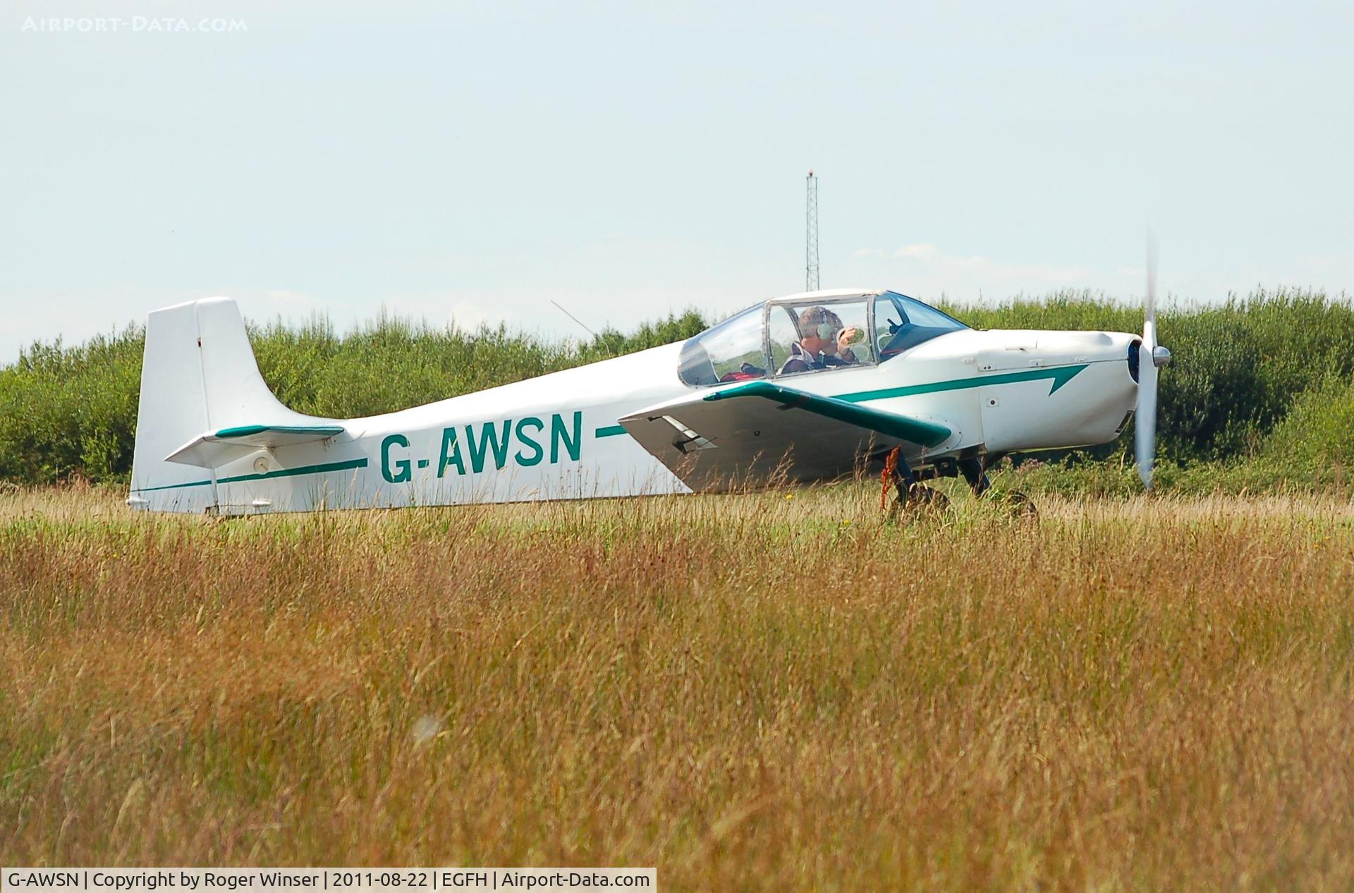 G-AWSN, 1968 Rollason Druine D-62B Condor C/N RAE/632, Visiting Condor.